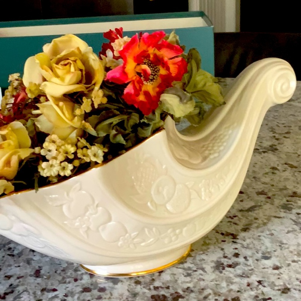 Lenox “Fruits of Life” cornucopia